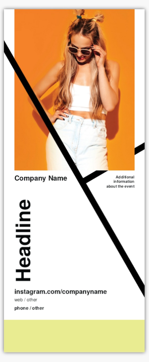 Design Preview for Business Services Retractable Banners Templates, Standard Single Sided 