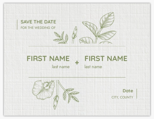 Design Preview for Templates for Rustic Save The Date Cards , Flat 10.7 x 13.9 cm