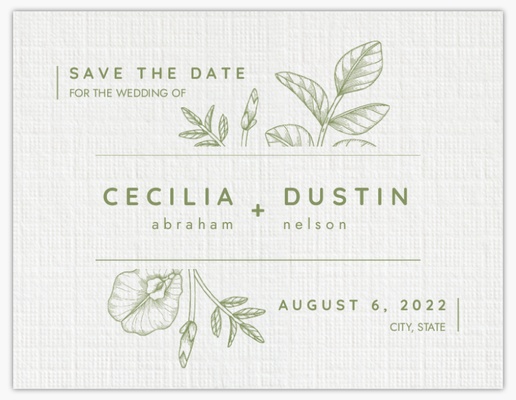 A save the date organic greenery gray design for Purpose