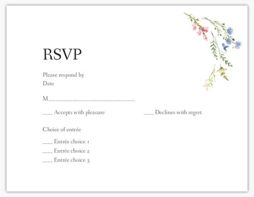 A enclosure card wedding gray green design for Events