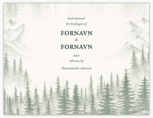 Forhåndsvisning av design for Designgalleri: Vinter Sett av dagen-kort, 14 x 10,1 cm