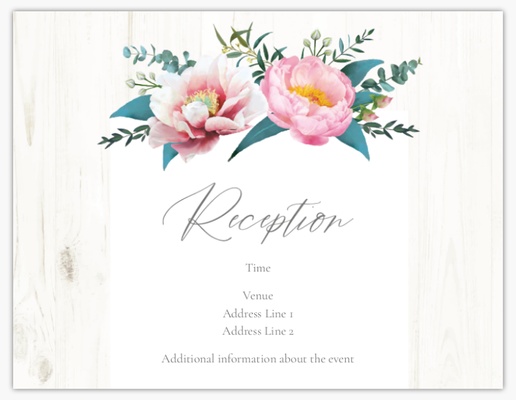 A rustic floral wedding flowers white pink design for Season