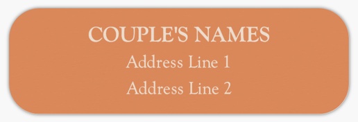 A details card simple pink brown design for Wedding