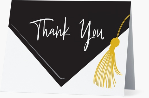 A tassel graduation cap yellow black design for Events