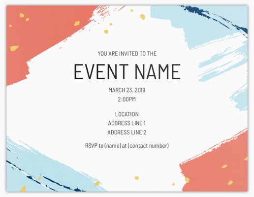 Design Preview for Design Gallery: Business Invitations & Announcements, Flat 13.9 x 10.7 cm