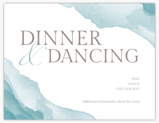 Design Preview for Destination Wedding Enclosure Cards Templates, Flat 5.5" x 4"