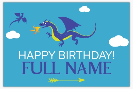 Design Preview for Design Gallery: Birthday Lawn Signs, 24" x 36" Horizontal