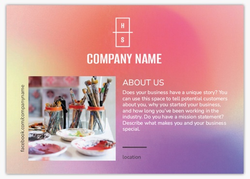 Design Preview for Design Gallery: Marketing Postcards, A6 (105 x 148 mm)