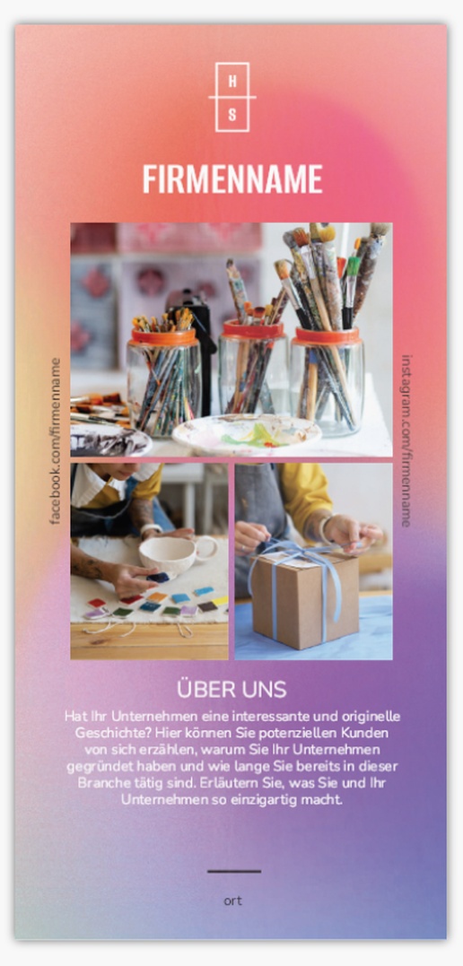 Designvorschau für Designgalerie: Postkarten Modern & Einfach, DIN lang (99 x 210 mm)