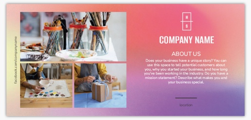 Design Preview for Design Gallery: Marketing & Communications Postcards, DL (99 x 210 mm)