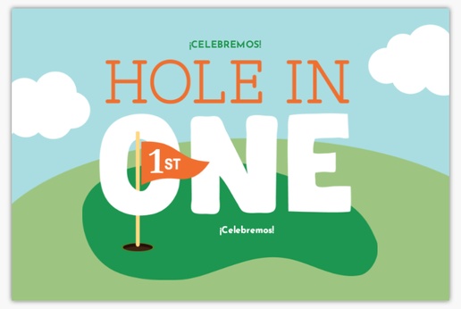 Un temática de golf par diseño blanco verde para Cumpleaños significativos