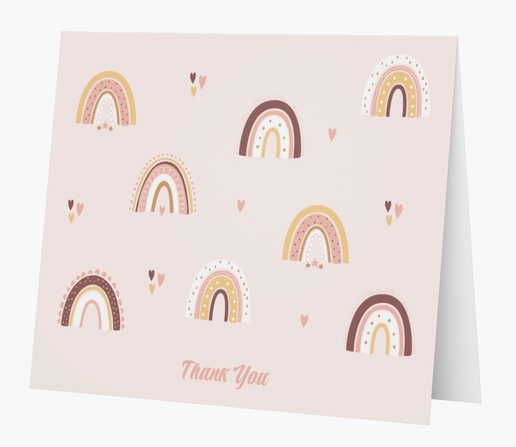 Design Preview for Design Gallery: Fun & Whimsical Custom Thank You Cards, Folded 5.5" x 4"