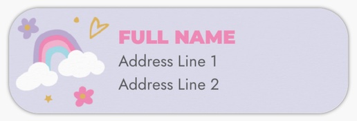 Design Preview for Design Gallery: Fun & Whimsical Return Address Labels, White Paper