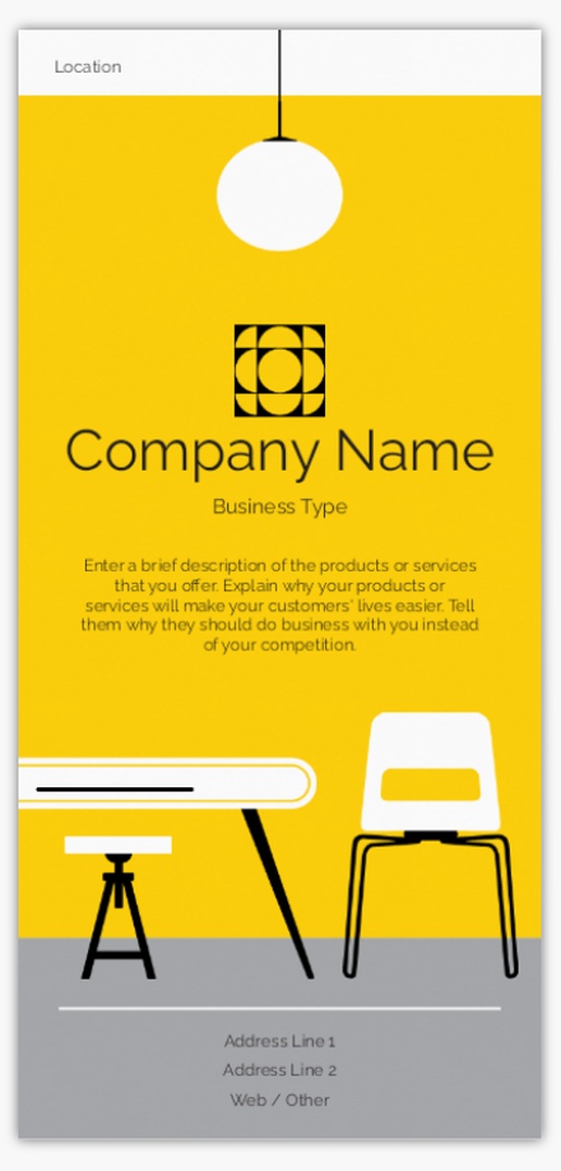 Design Preview for Templates for Retail & Sales Postcards , DL
