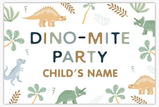 Design Preview for Child Birthday Lawn Signs Templates, 18" x 27" Horizontal