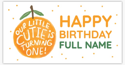 Design Preview for Design Gallery: Child Birthday Paper Bags, Medium (9.4" x 4.3" x 12.2")