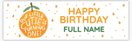 Design Preview for Child Birthday Vinyl Banners Templates, 2.5' x 8' Indoor vinyl Single-Sided