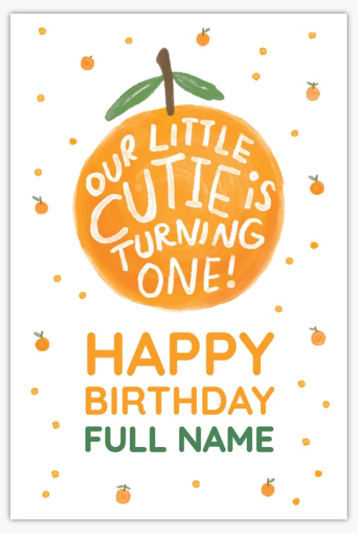 Design Preview for Milestone Birthday Lawn Signs Templates, 18" x 27" Vertical