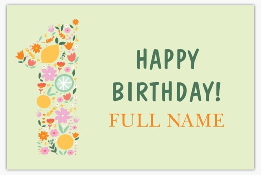 Design Preview for Design Gallery: Milestone Birthday Lawn Signs, 18" x 27" Horizontal