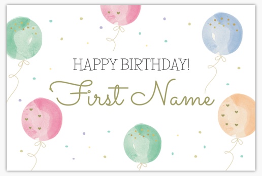 Design Preview for Birthday Lawn Signs Templates, 18" x 27" Horizontal