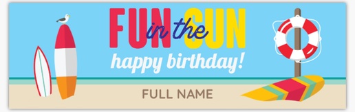 Design Preview for Design Gallery: Child Birthday Vinyl Banners, 2.5' x 8' Indoor vinyl Single-Sided