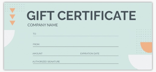 Design Preview for Design Gallery: Business Services Gift Certificates