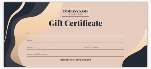 Design Preview for Design Gallery: Beauty & Spa Gift Vouchers