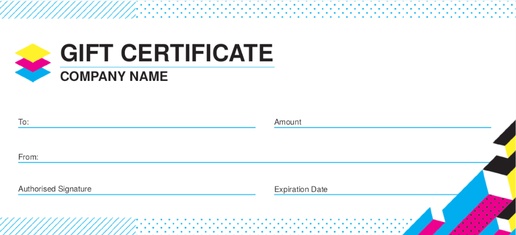 Design Preview for Business Services Gift Certificates Templates