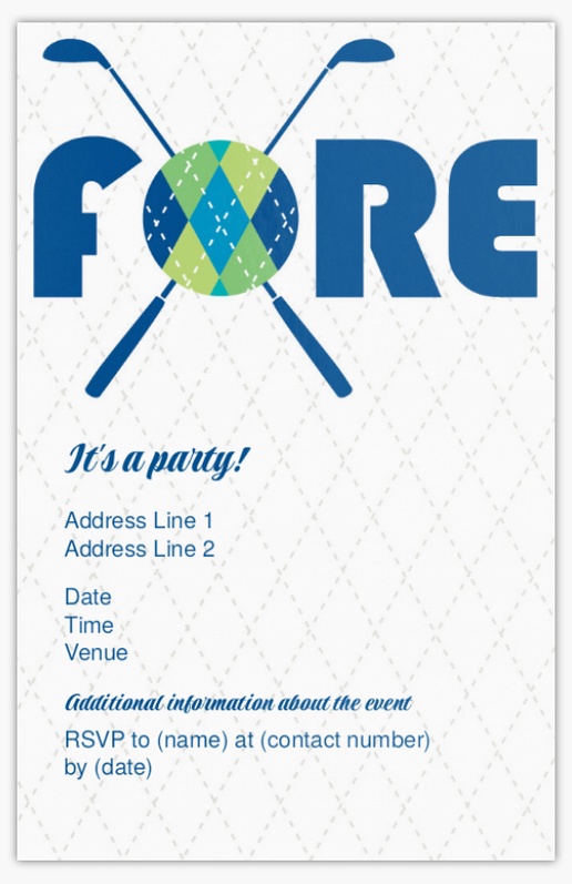 Design Preview for Design Gallery: Theme Party Invitations & Announcements, Flat 18.2 x 11.7 cm