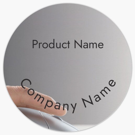 Design Preview for Design Gallery: Technology Product Labels on Sheets, 1.5" x 1.5" Circle