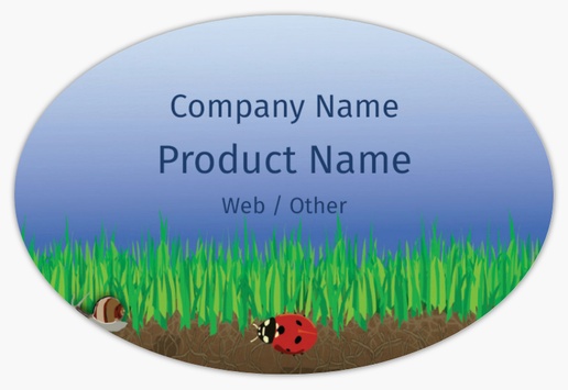 Design Preview for Design Gallery: Agriculture & Farming Product Labels on Sheets, 2" x 3" Oval