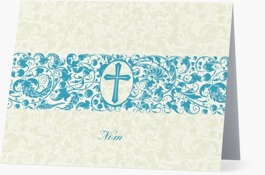 Aperçu du graphisme pour Galerie de modèles : cartes de correspondance pour religieux, Pliées 13,9 x 10,7 cm