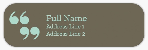 Design Preview for Public Relations Return Address Labels Templates, White Paper
