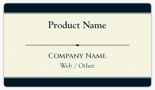 Design Preview for Finance & Insurance Product Labels on Sheets Templates, 2" x 3.5" Rounded Rectangle
