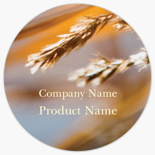 Design Preview for Agriculture & Farming Product Labels on Sheets Templates, 1.5" x 1.5" Circle