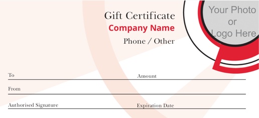 Design Preview for Design Gallery: Technology Gift Certificates
