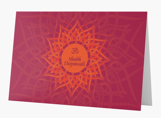 Un diwali celebración diseño rojo para Diwali