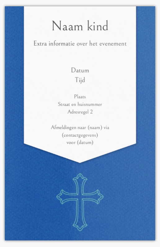 Voorvertoning ontwerp voor Ontwerpgalerij: Religieus Kaarten en uitnodigingen, Ongevouwen 18.2 x 11.7 cm