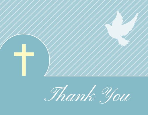 Design Preview for Personalized Funeral Thank You Cards, Flat 5.5" x 4"