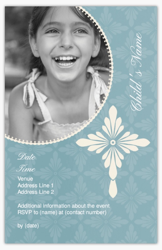 Design Preview for Invitations Templates & Designs, Flat 18.2 x 11.7 cm