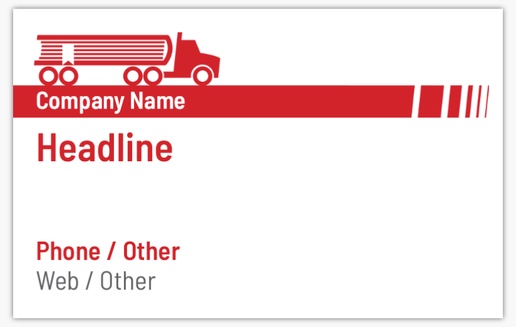 A driver training truck driver training gray red design for Modern & Simple