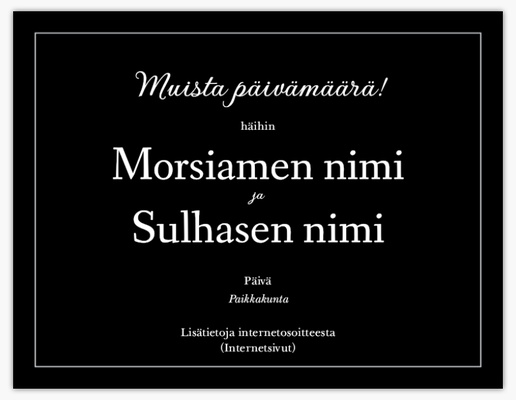Mallin esikatselu Mallivalikoima: Perinteinen & Classic Muista päivämäärä -kortit, 13,9 x 10,7 cm
