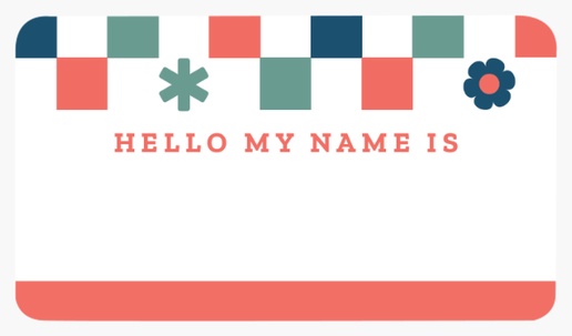 Design Preview for  Name Tags Templates
