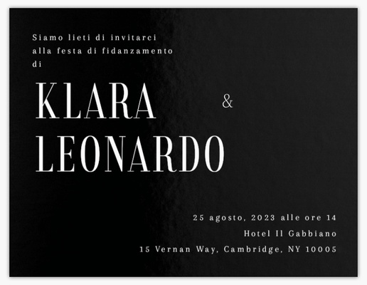 Anteprima design per Galleria di design: inviti e biglietti per minimal, Piatto 13,9 x 10,7 cm
