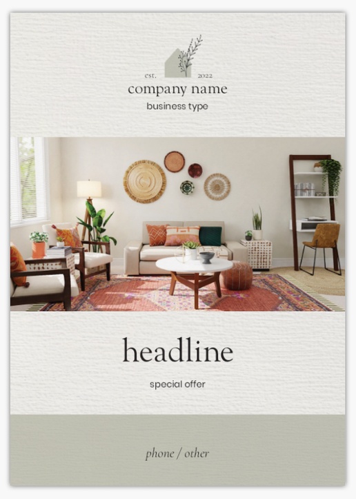 Design Preview for Design Gallery: furniture & homeware Postcards, A6