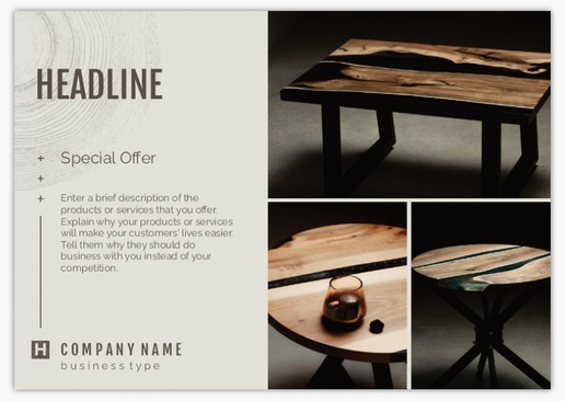 Design Preview for Design Gallery: furniture & homeware Postcards, A5