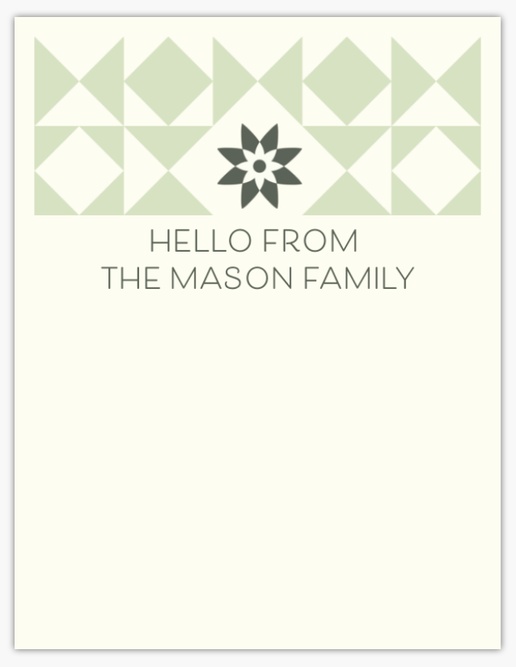 A scandi family note white gray design for Theme