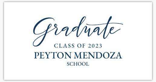 A graduation graduation party blue design for Graduation