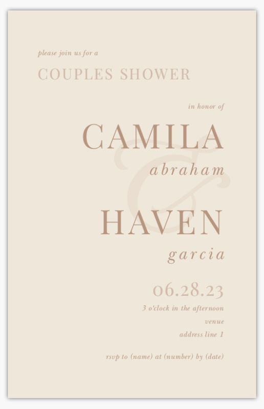 A neutral colors couples shower gray brown design for Modern & Simple