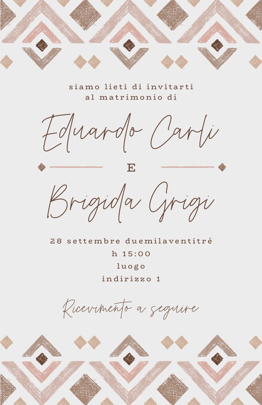 Anteprima design per Galleria di design: partecipazioni di matrimonio per motivi e strutture, Piatto 18.2 x 11.7 cm